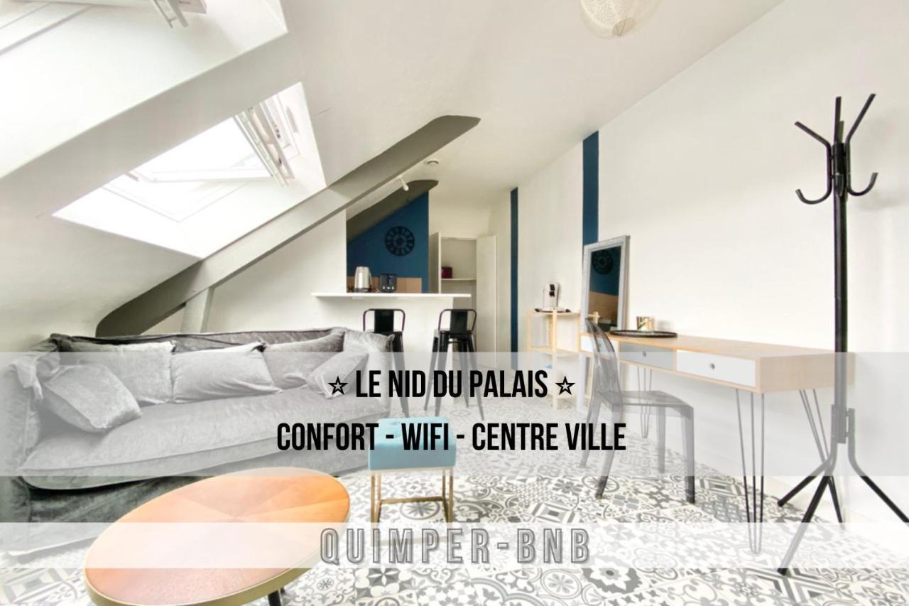Le Nid Du Palais - Wifi - Calme - Confort - Palais De Justice Apartment Quimper Ngoại thất bức ảnh